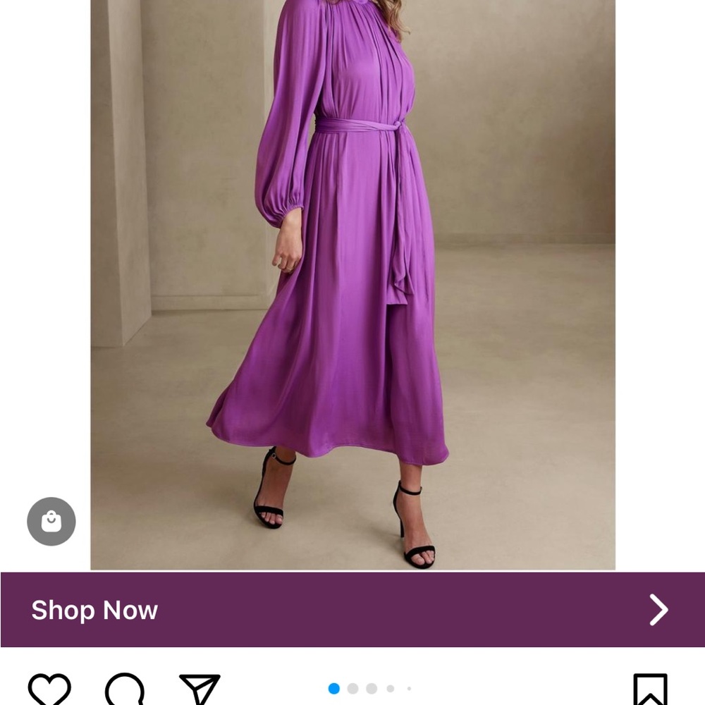 Banana Republic  slit back maxi dress - Picture 2 of 8